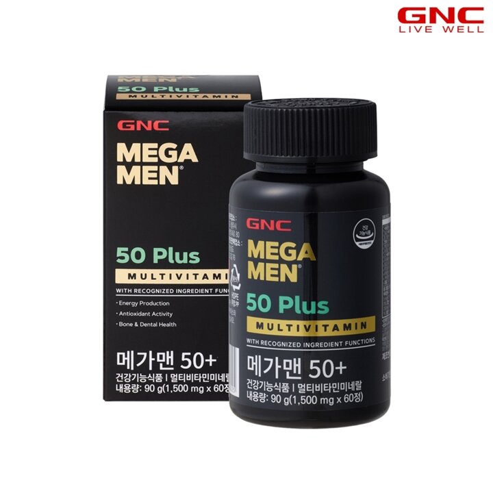 [GNC] 메가맨 멀티비타민 50+ (60정) 30일분