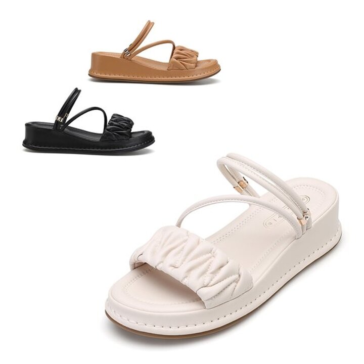 (신세계강남점)여성 키높이 슬리퍼 4cm 012524024 3color