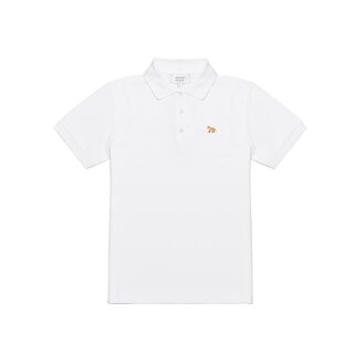메종키츠네 여성 베이비폭스 레귤러 폴로티 화이트 OW00207KP0001-P100