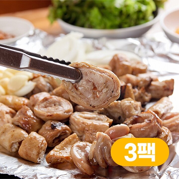 [자연맛남] 마늘먹인 국내산 생돼지막창 500gx3팩 총1.5kg