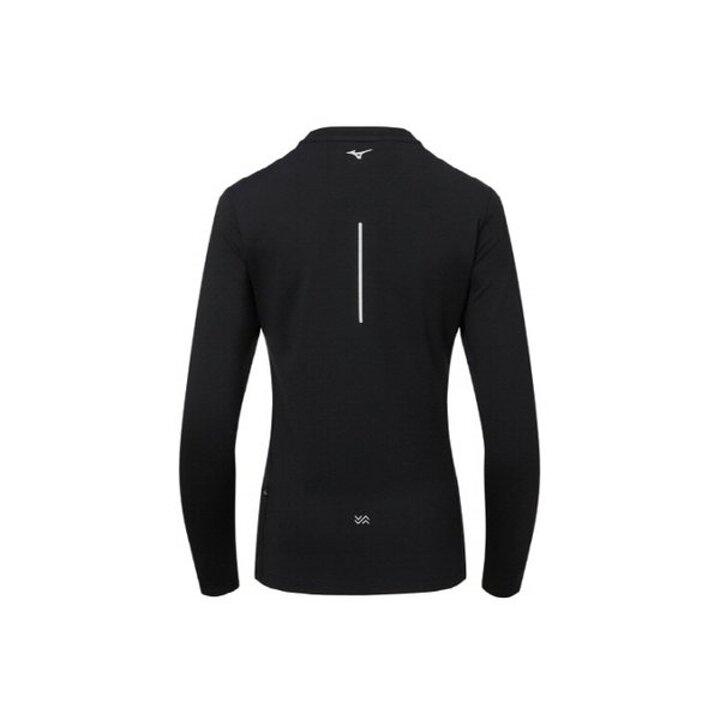 (신세계의정부점)미즈노 여성 기모 스판 런닝티셔츠 32YA480009 신축성 보온성 운동 RUNNING BRUSHED LONG SLEEVE
