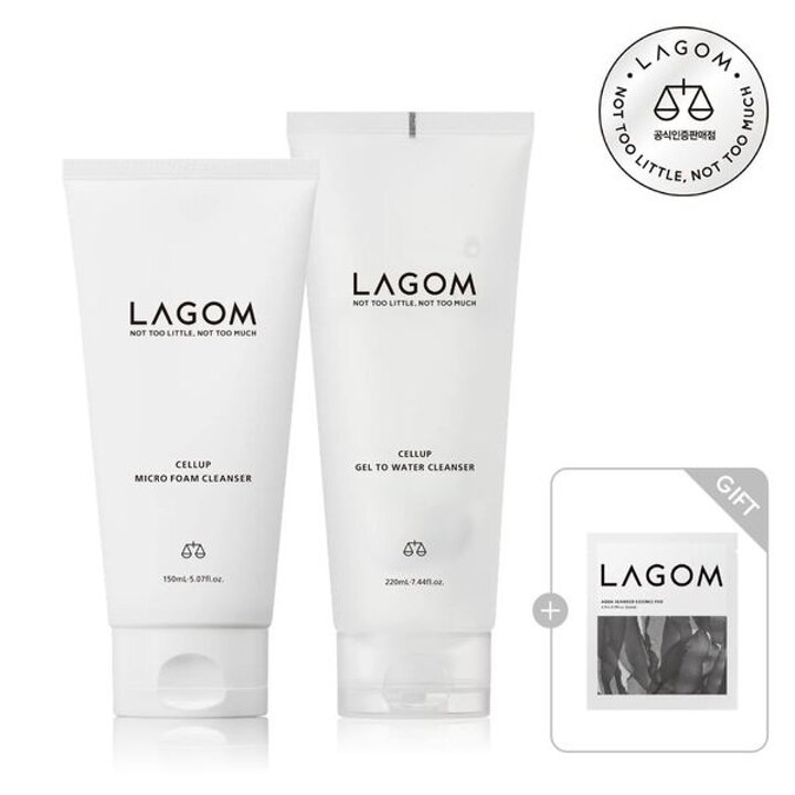(신세계강남점)[청소년/남친/남편선물] 젤 투 워터 클렌저 220mL+피에이치 큐어 폼 120mL (+증정)