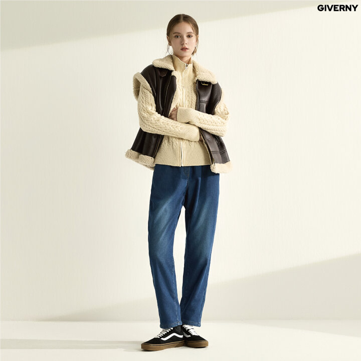 24FW 지베르니 장기모 반전 데님팬츠 3종