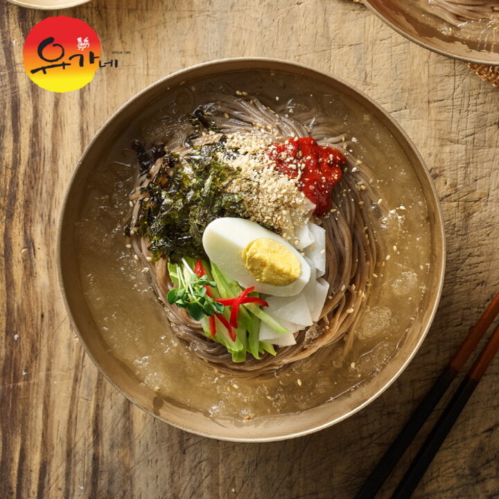 I유가네 막국수 20인분(메밀면 20팩+육수 10팩+비빔장 10팩)