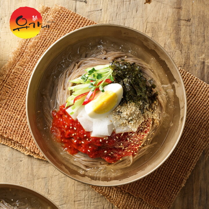 I유가네 막국수 20인분(메밀면 20팩+육수 10팩+비빔장 10팩)
