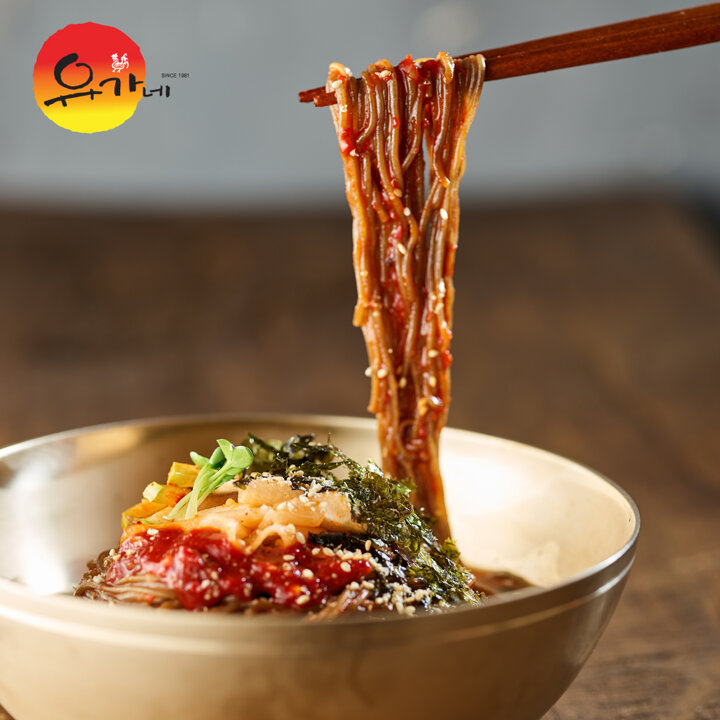 I유가네 막국수 20인분(메밀면 20팩+육수 10팩+비빔장 10팩)