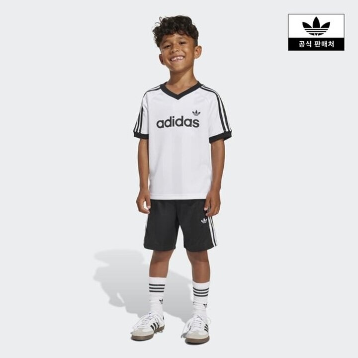 (신세계마산점)[adidas kids] (A110-A130) 저지 숏 티 세트 (KD3317)