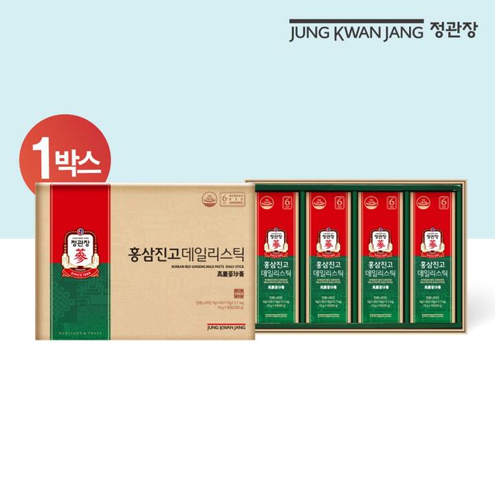 [M] 정관장 홍삼진고 데일리스틱 1박스 (10g*20포)