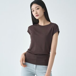 [지센] (2컬러) 사이드셔링 민소매 티셔츠 LCTSO428