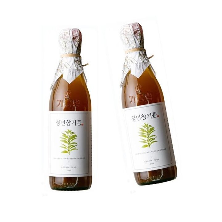 저온압착청년참기름350ml