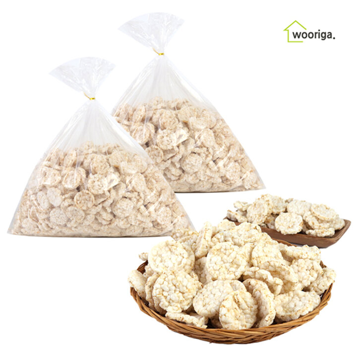 현미쌀과자 1kg x 2봉 대용량과자 옛날과자 뻥튀기