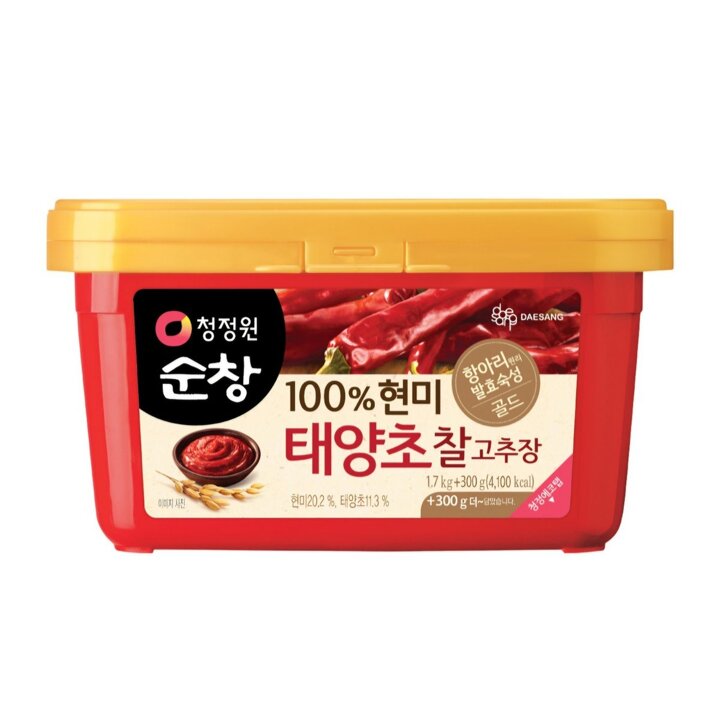 (신세계의정부점)청정원 순창 100퍼센트 현미찰고추장 1.7kg+300g(1개)