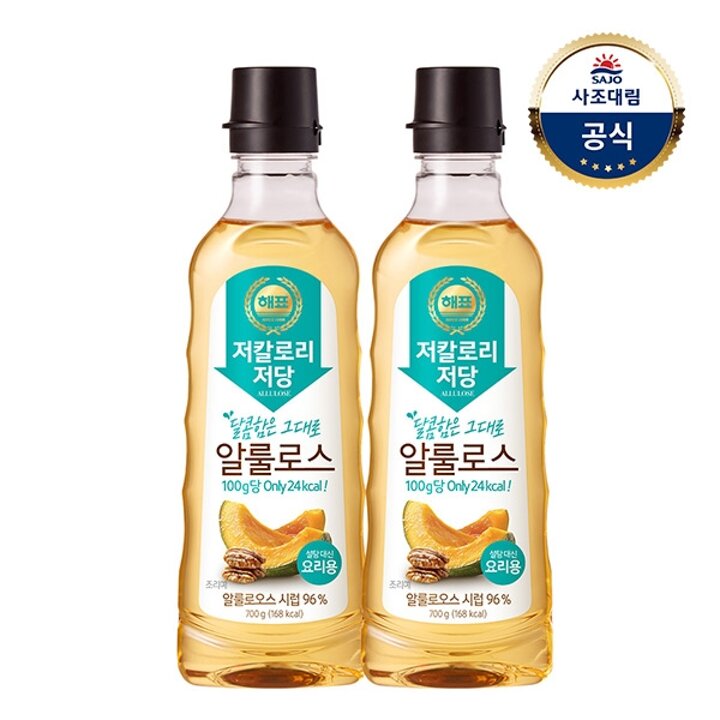 사조대림ㅣ해표 알룰로스 요리용 700g x2개