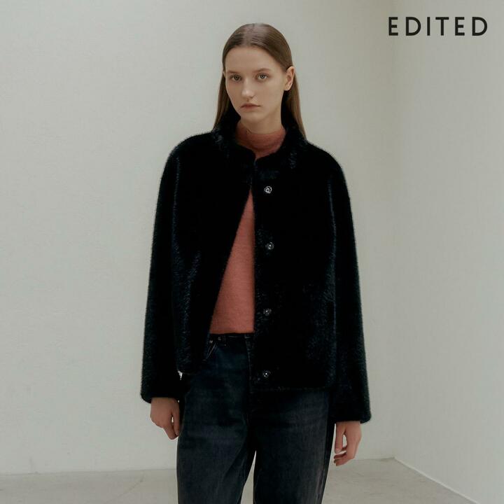 에디티드 Faux FUR 자켓