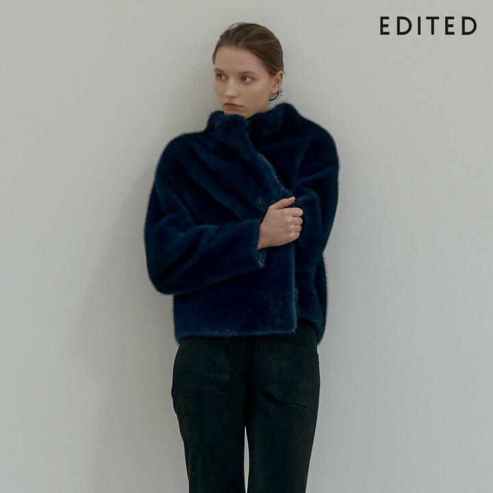 에디티드 Faux FUR 자켓