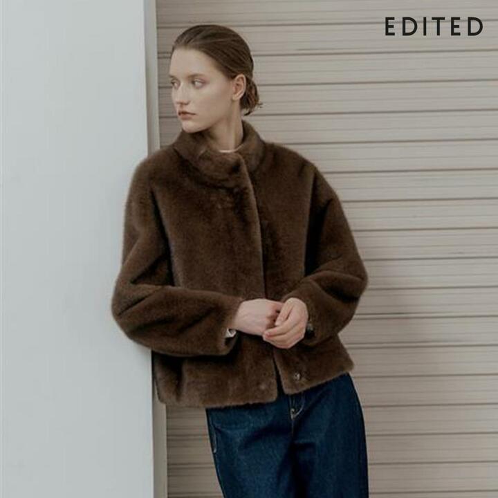 에디티드 Faux FUR 자켓