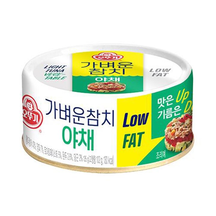 [오뚜기] 가벼운참치 야채 135g x 36(1box)