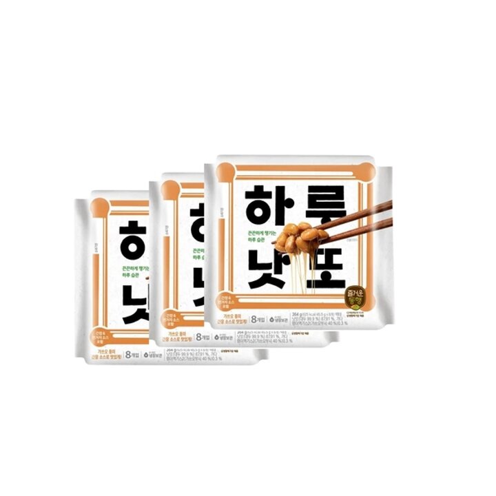 (신세계의정부점)CJ 즐거운동행 하루낫또 364g (45.5gX8입) X 3개