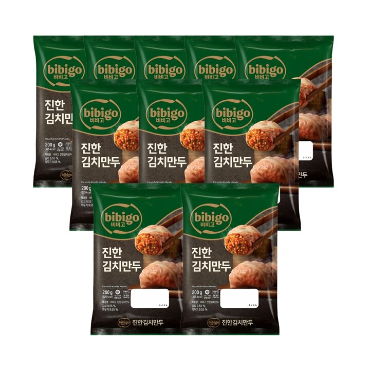 CJ 비비고 진한김치만두200g x 10개