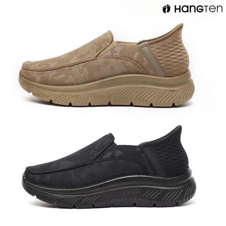행텐 HT-91 발편한 남성 메쉬 슬립온 경량 운동화 쿠션감 좋은 남자 단화