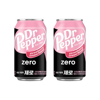 [본사직영] 닥터페퍼제로 스트로베리크림향 350ml CAN (24입)
