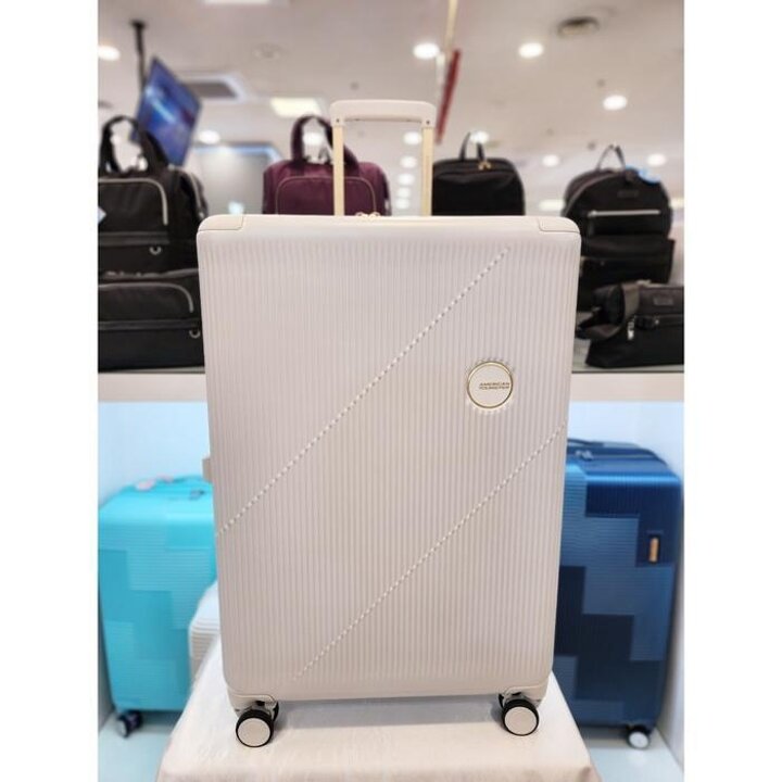아메리칸투어리스터세이브존01CURVUS커브스28인치화물용확장형캐리어휠스토퍼opticwhiteUI365003