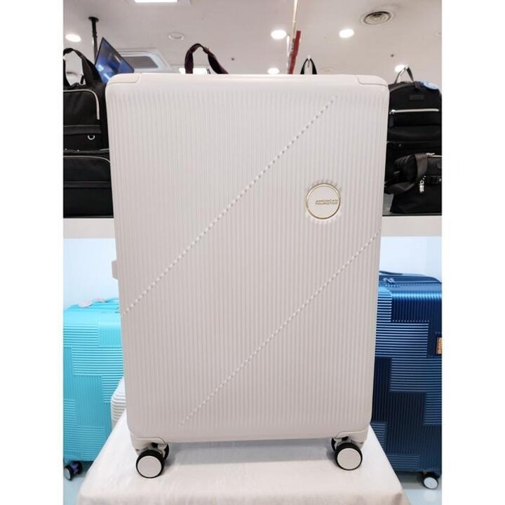 아메리칸투어리스터세이브존01CURVUS커브스28인치화물용확장형캐리어휠스토퍼opticwhiteUI365003