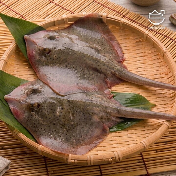 [새담] 국내산 손질 반건조 간재미 500g(4-6토막) x 4팩