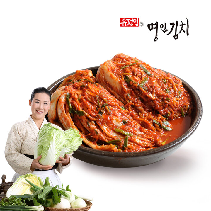 [식품명인 유정임] 포기김치 5kg+총각김치 2kg
