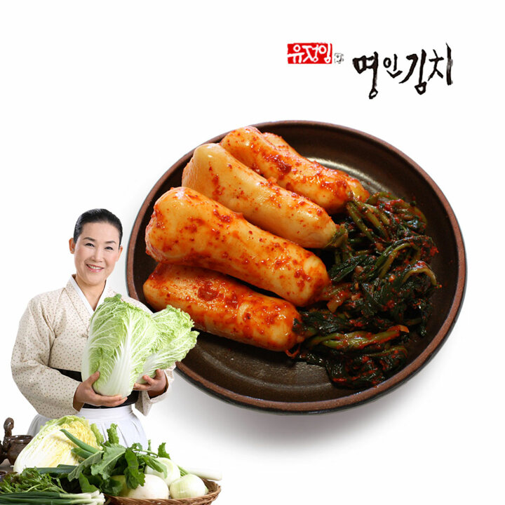 [식품명인 유정임] 포기김치 5kg+총각김치 2kg