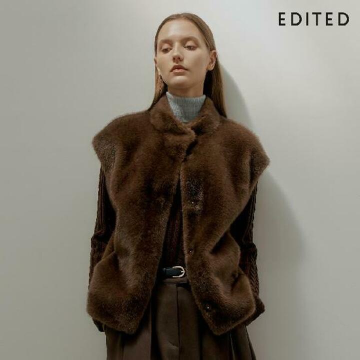 에디티드 Faux FUR 베스트