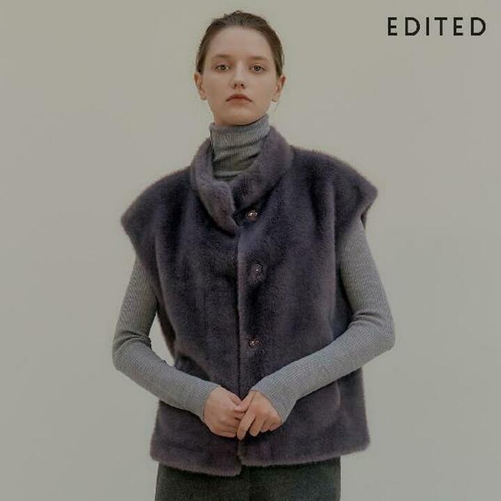 에디티드 Faux FUR 베스트