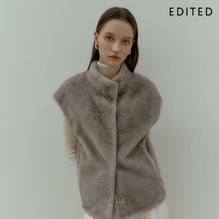 에디티드 Faux FUR 베스트