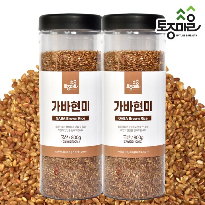 [토종마을] 국산 가바현미 800g X 2개