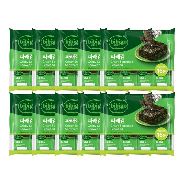 CJ 비비고 파래김 (4gx16ea) x10개