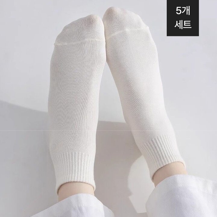 [5켤레SET] KARRA 캔디라이트반목양말_A5M0428_5SET