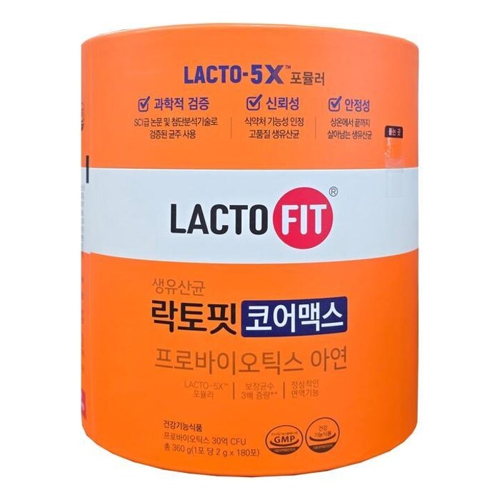 종근당건강락토핏코어맥스생유산균180포x1통(3개월분)HISM