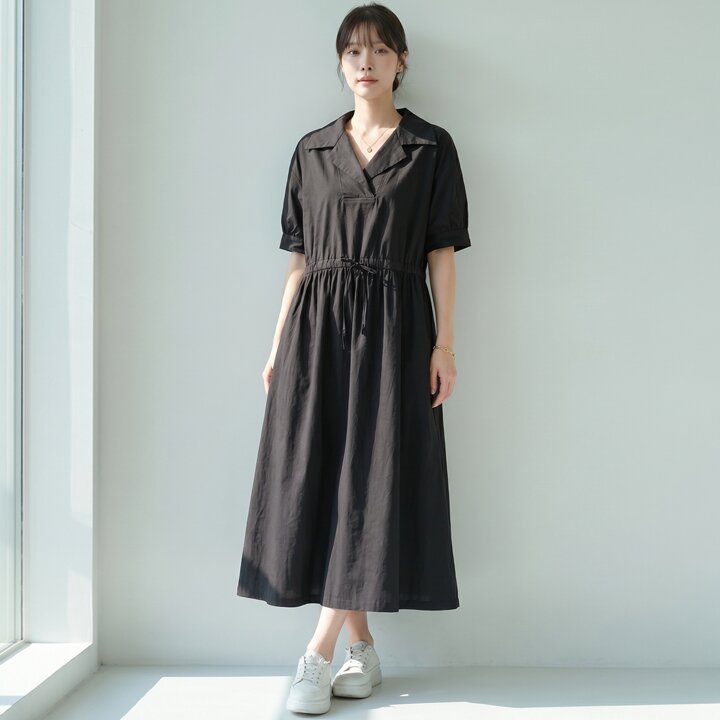 화세 (88까지)시티오픈카라셔링스트링원피스_HB4MOP005C