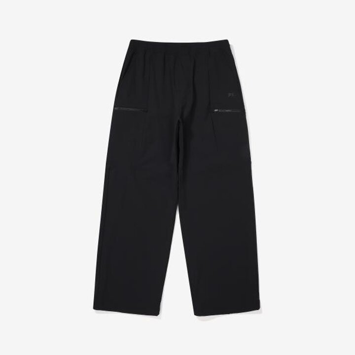 (대구신세계)[휠라 공식] 스트링 우븐 와이드 팬츠(FS2WPF3105X BLK)
