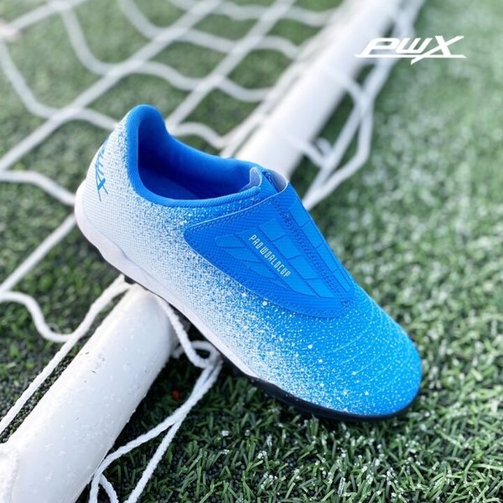 [하프클럽/프로월드컵]PWX키즈 주니어 드리블 아동풋살화 축구화 블루