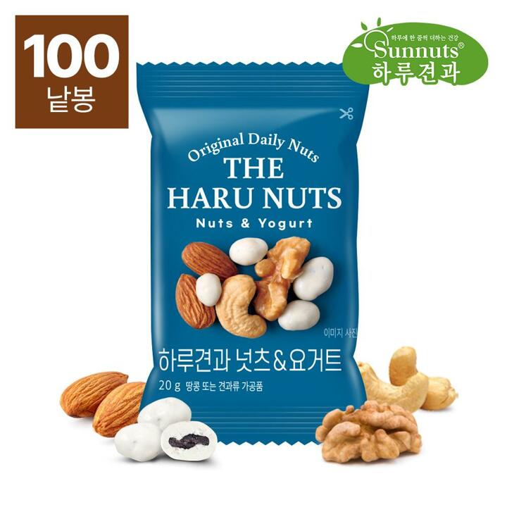 [하루견과] 달콤한 요거트건포도 넛츠 앤 요거트 20g 100봉