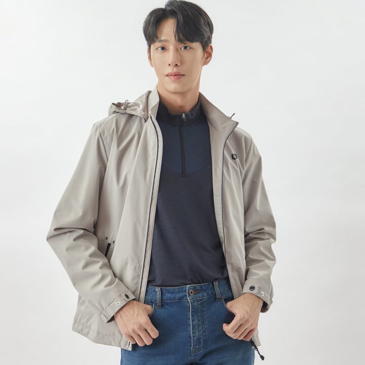 [라이프로그] 후드 탈착 방수점퍼 MSJPO262