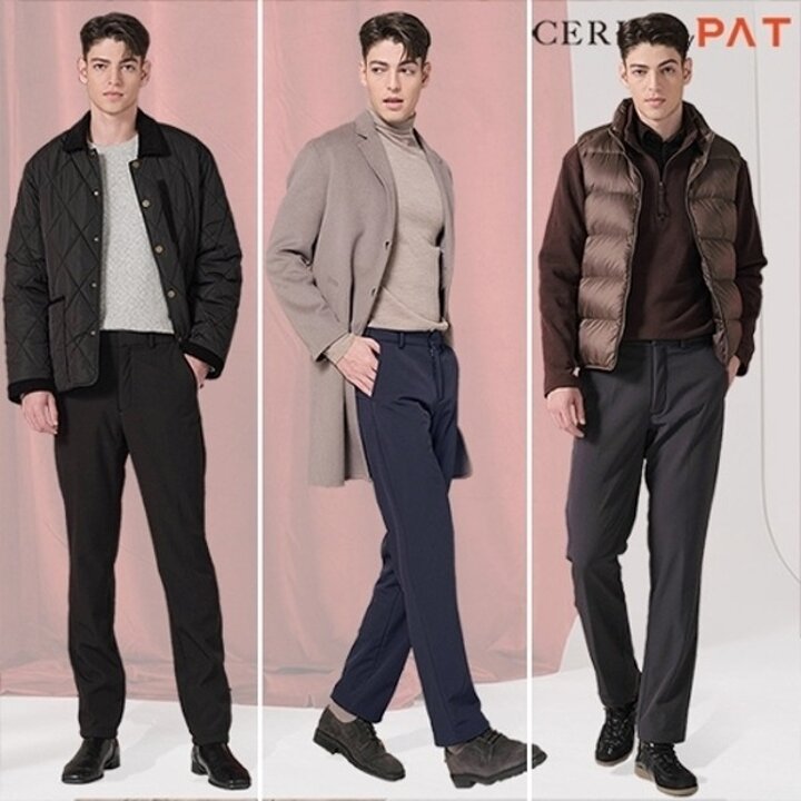 [CERINI by PAT] 남성 보아퍼 본딩 방풍 팬츠 3종 세트 24w19834197587908