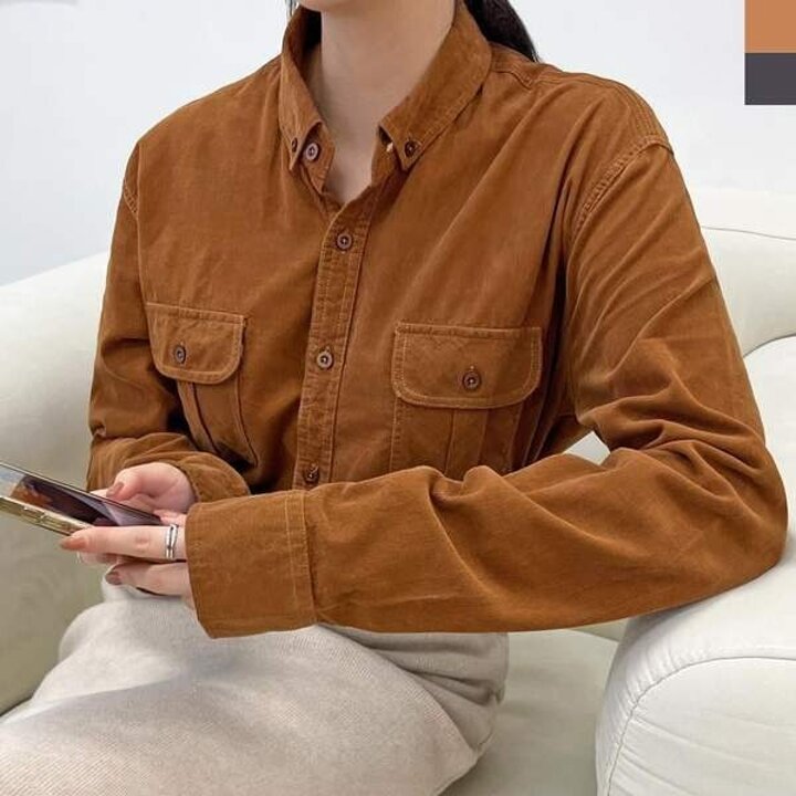 신상 여성남방 루즈핏 겨울 봄 편안한 레이스 데이트