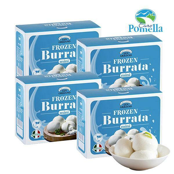 [보라티알] (냉동)유로포멜라 부라타치즈 트레이 (50g x4입) x 4개