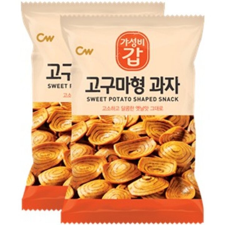 (신세계의정부점)청우   고구마형 2번들 과자 120g*2