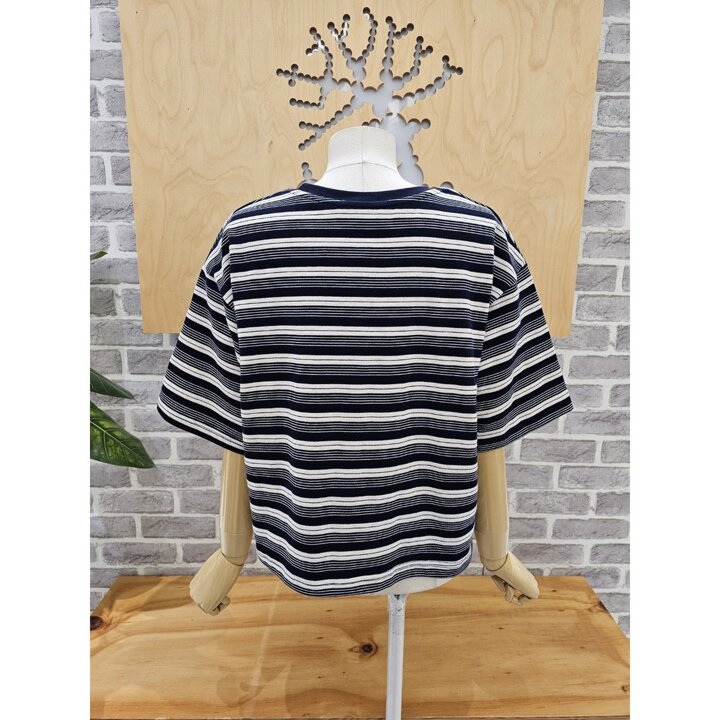 (광주신세계)스트라이프 스팽글 티셔츠 (LC31F5ST509X)