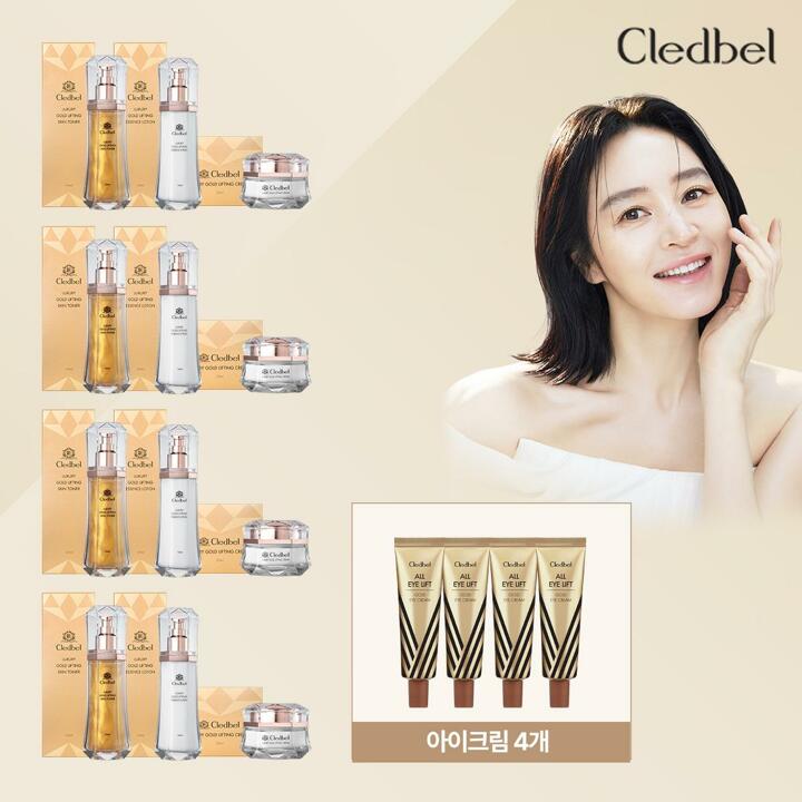 [방송ⓝ] 끌레드벨 콜라겐리프팅 기초 매니아 (스킨4,로션4,크림4,아이크림4 총16개)  