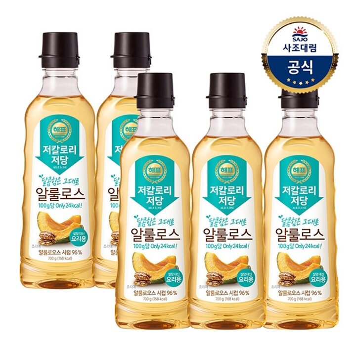 사조대림ㅣ해표 알룰로스 요리용 700g x5개