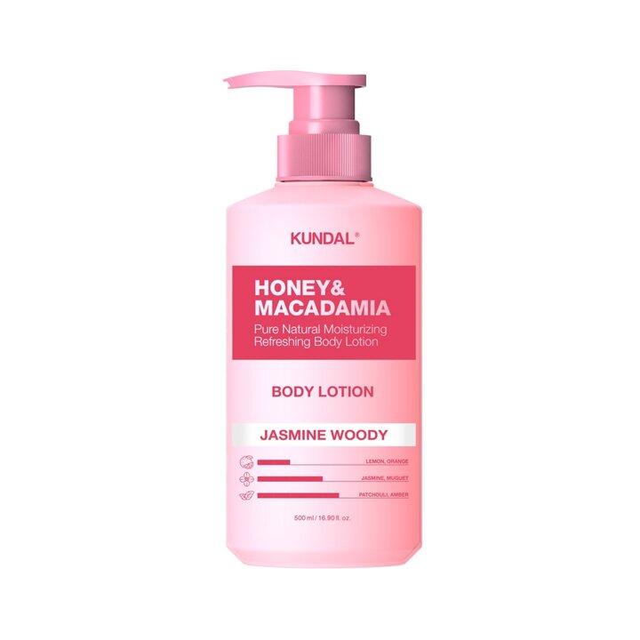 쿤달 허니 앤 마카다미아 퓨어 바디로션 아로마 에디션 자스민우디 500ml x1개
